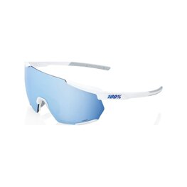 100% SPEEDLAB Cycling sunglasses - RACETRAP 3.0 - white/blue