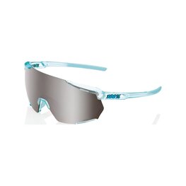 100% SPEEDLAB Cycling sunglasses - RACETRAP 3.0 - light green/silver
