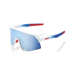 100% SPEEDLAB Cycling sunglasses - S3™ - TOTAL ENERGIES TEAM - white/blue/red