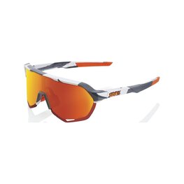 100% SPEEDLAB Cycling sunglasses - S2 - grey/white/red