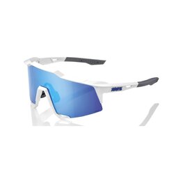 100% SPEEDLAB Cycling sunglasses - SPEEDCRAFT - white/grey/blue