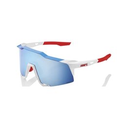 100% SPEEDLAB Cycling sunglasses - SPEEDCRAFT - TOTAL ENERGIES TEAM - white/red/blue