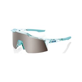 100% SPEEDLAB Cycling sunglasses - SPEEDCRAFT SL - light green/silver