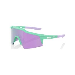 100% SPEEDLAB Cycling sunglasses - SPEEDCRAFT SL - purple/light green