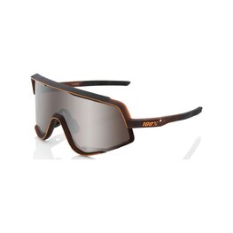 100% SPEEDLAB Cycling sunglasses - GLENDALE - brown/silver
