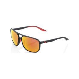 100% SPEEDLAB Cycling sunglasses - KONNOR - black/red