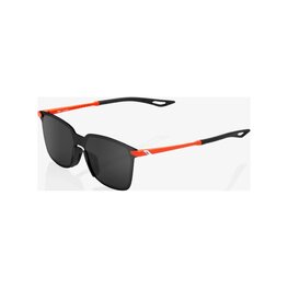 100% SPEEDLAB Cycling sunglasses - LEGERE SQUARE - black/orange