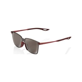 100% SPEEDLAB Cycling sunglasses - LEGERE SQUARE - brown/silver