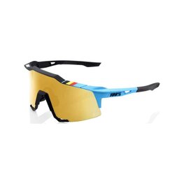 100% SPEEDLAB Cycling sunglasses - SPEEDCRAFT - blue/black/gold