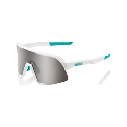 100% SPEEDLAB Cycling sunglasses - SPEEDCRAFT BORA-HANSGROHE TEAM - white/silver
