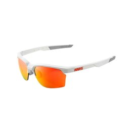100% SPEEDLAB Cycling sunglasses - SPORTCOUPE - white/red