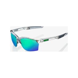 100% SPEEDLAB Cycling sunglasses - SPORTCOUPE - transparent/green