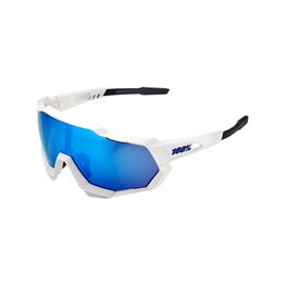 100% SPEEDLAB Cycling sunglasses - SPEEDTRAP - white/blue