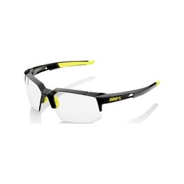 100% SPEEDLAB Cycling sunglasses - SPEEDCOUPE - black/yellow