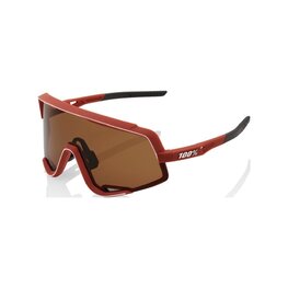 100% SPEEDLAB Cycling sunglasses - GLENDALE - bordeaux/brown