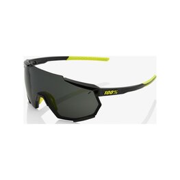 100% SPEEDLAB Cycling sunglasses - RACETRAP - black/yellow