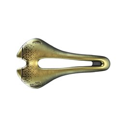 SELLE SAN MARCO saddle - ASPIDE SHORT OPEN-FIT RACING NARROW - gold