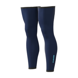 ALÉ Cycling leg warmers - KLIMATIK WINTER K-ATMO - blue