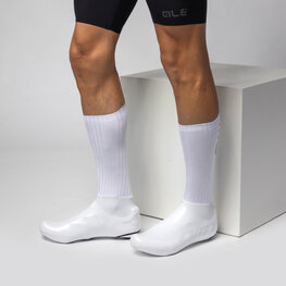 ALÉ Cycling shoe covers - WHIZZY SHOECOVER  - white