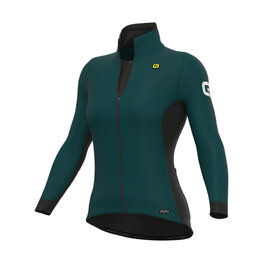 ALÉ Cycling thermal jacket - FUTURE WARM R-EV1 - green