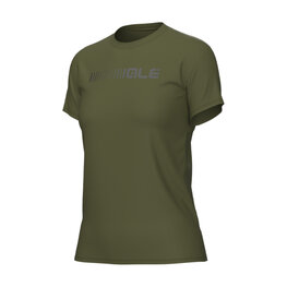 ALÉ Cycling short sleeve t-shirt - T-SHIRT - green