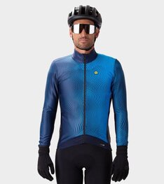 ALÉ Cycling windproof jacket - CIRCUS PR-S - blue