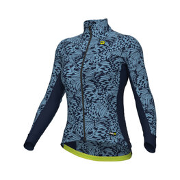 ALÉ Cycling winter long sleeve jersey - PAPILLON PR-R - blue