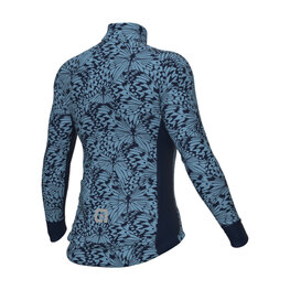 ALÉ Cycling winter long sleeve jersey - PAPILLON PR-R - blue
