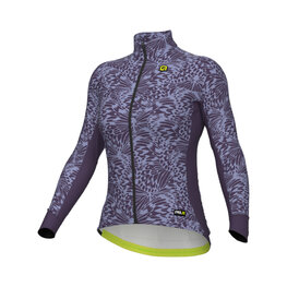 ALÉ Cycling winter long sleeve jersey - PAPILLON PR-R - purple