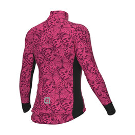 ALÉ Cycling winter long sleeve jersey - PAPILLON PR-R - pink
