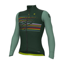 ALÉ Cycling winter long sleeve jersey - LOGO PR-S - green