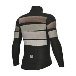 ALÉ Cycling windproof jacket - TRACK PR-R - black/grey