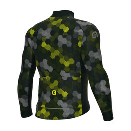 ALÉ Cycling thermal jacket - PLANET SOLID - green