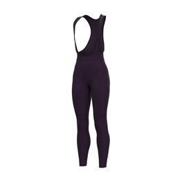 ALÉ Cycling long bib trousers - ROAD PR-R - purple