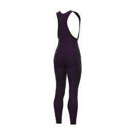 ALÉ Cycling long bib trousers - ROAD PR-R - purple