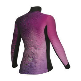 ALÉ Cycling winter long sleeve jersey - CIRCUS PR-S - black/pink
