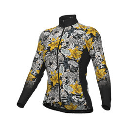 ALÉ Cycling winter long sleeve jersey - HIBISCUS PR-R - multicolour