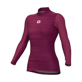 ALÉ Cycling long sleeve t-shirt - SHADE INTIMO - bordeaux