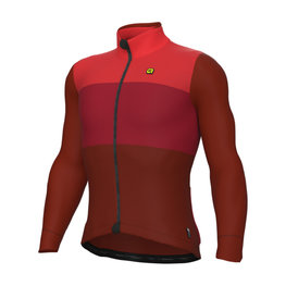 ALÉ Cycling winter long sleeve jersey - SFIDA PR-S - red
