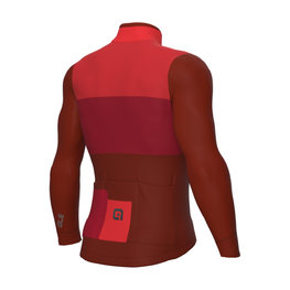 ALÉ Cycling winter long sleeve jersey - SFIDA PR-S - red
