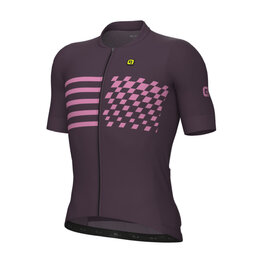 ALÉ Cycling short sleeve jersey - PR-E PLAY - purple