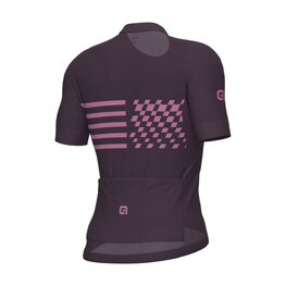 ALÉ Cycling short sleeve jersey - PR-E PLAY - purple