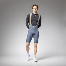 ALÉ Cycling bib shorts - PR-E MAGIC COLOUR - light blue