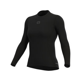 ALÉ Cycling winter long sleeve jersey - GRID INTIMO - black