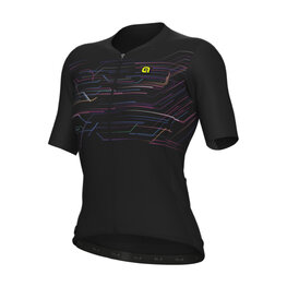 ALÉ Cycling short sleeve jersey - PR-E MEGABYTE - black