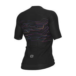 ALÉ Cycling short sleeve jersey - PR-E MEGABYTE - black