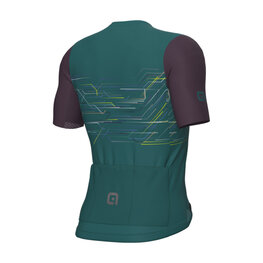 ALÉ Cycling short sleeve jersey - PR-E MEGABYTE - green