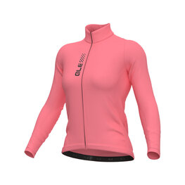 ALÉ Cycling summer long sleeve jersey - PRAGMA COLOR BLOCK - pink