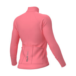 ALÉ Cycling summer long sleeve jersey - PRAGMA COLOR BLOCK - pink