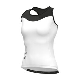 ALÉ Cycling sleeveless jersey - PRAGMA COLOR BLOCK - white